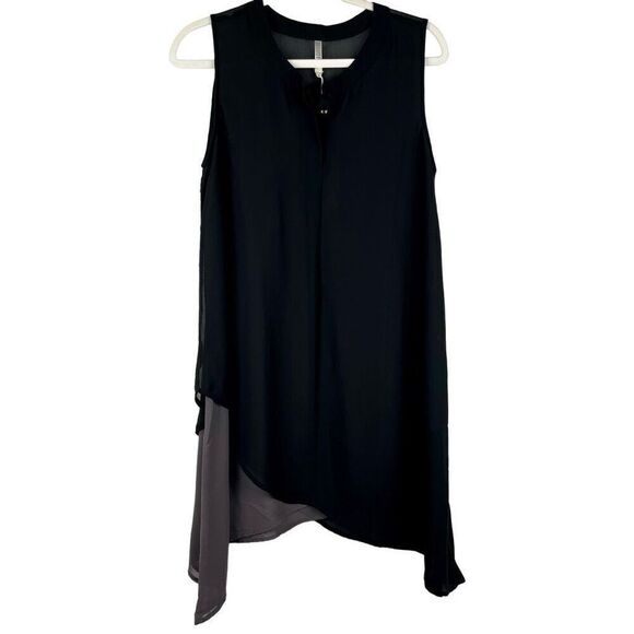 NWT Monoreno Asymmetrical Sleeveless Flowing Dress Medium - Picture 1 of 10